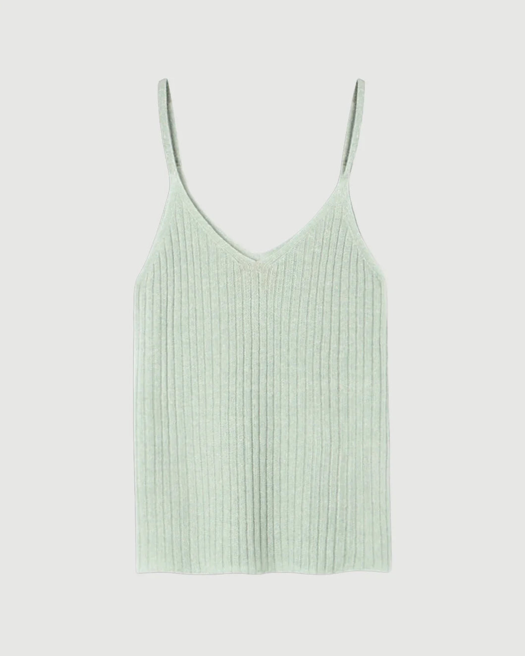 GUEST IN RESIDENCE Breezy Rib Tank Sage Brush isolated