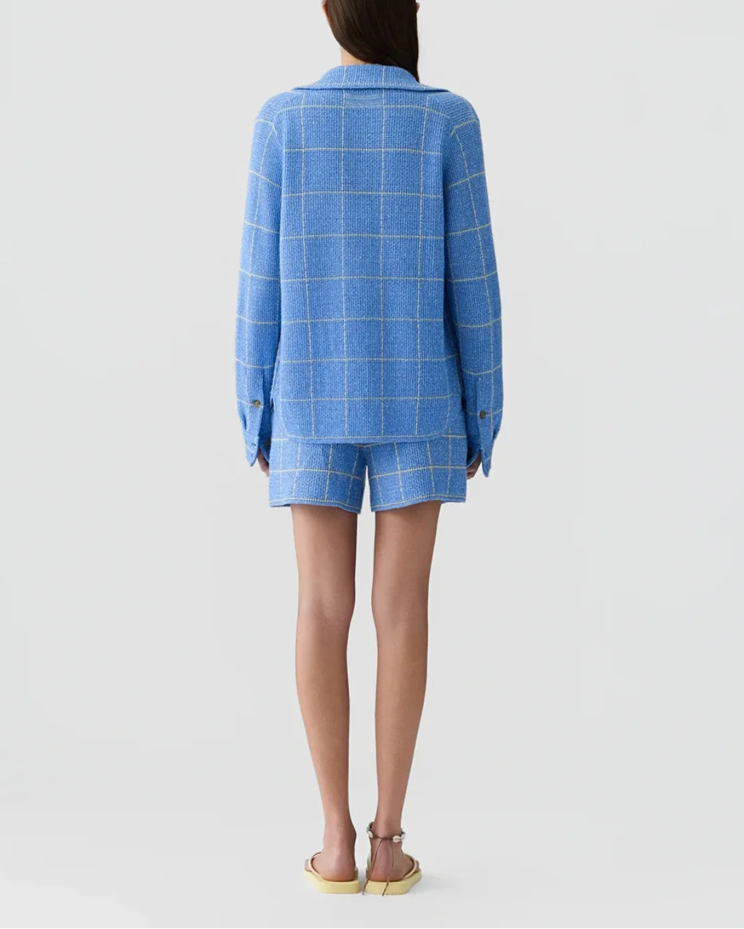 GUEST IN RESIDENCE Dylan Plaid Shirt DLFBTR on figure back
