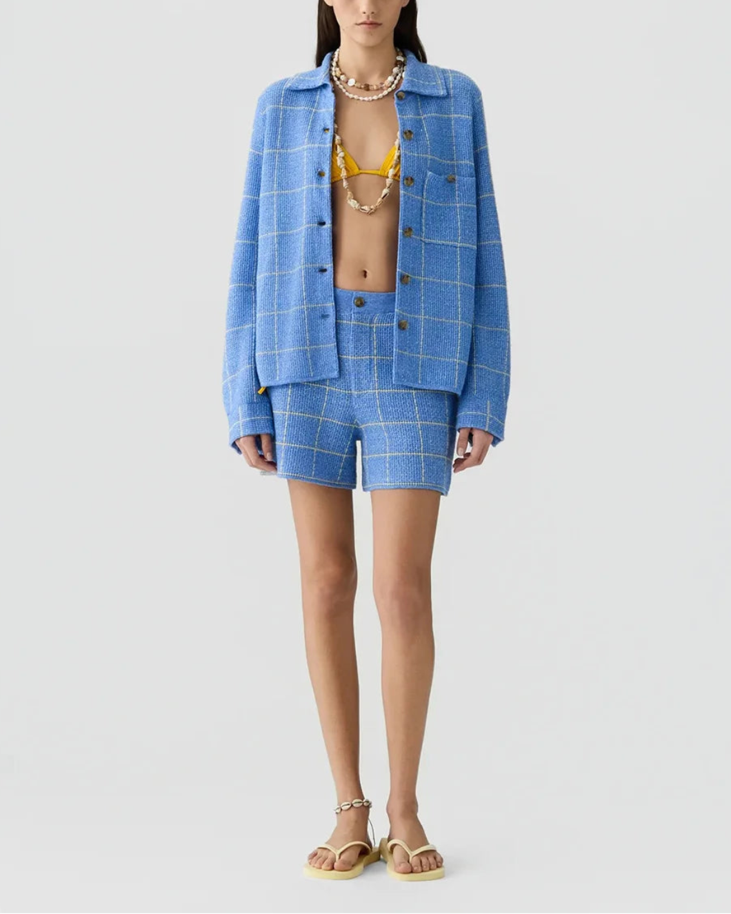 GUEST IN RESIDENCE Dylan Plaid Shirt DLFBTR on figure front