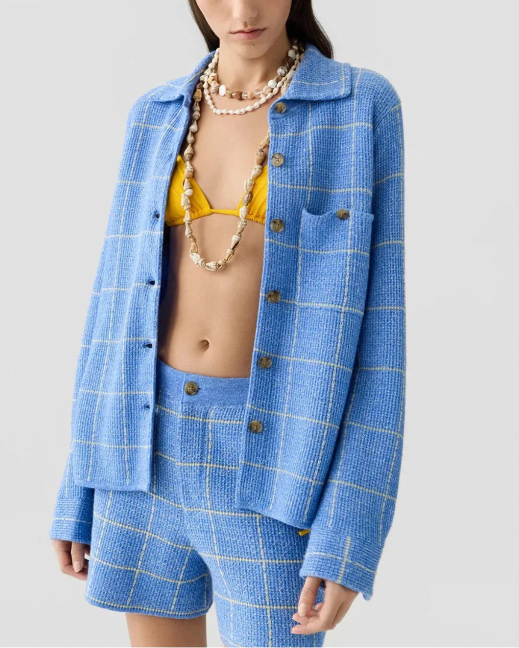 GUEST IN RESIDENCE Dylan Plaid Shirt DLFBTR on figure front 1
