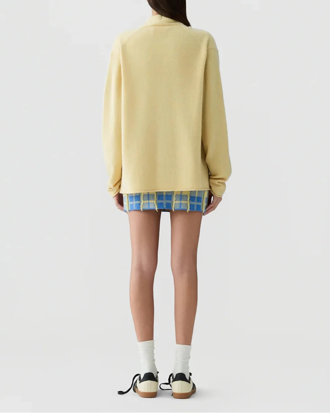 GUEST IN RESIDENCE Everywhere Cardigan butter on figure back