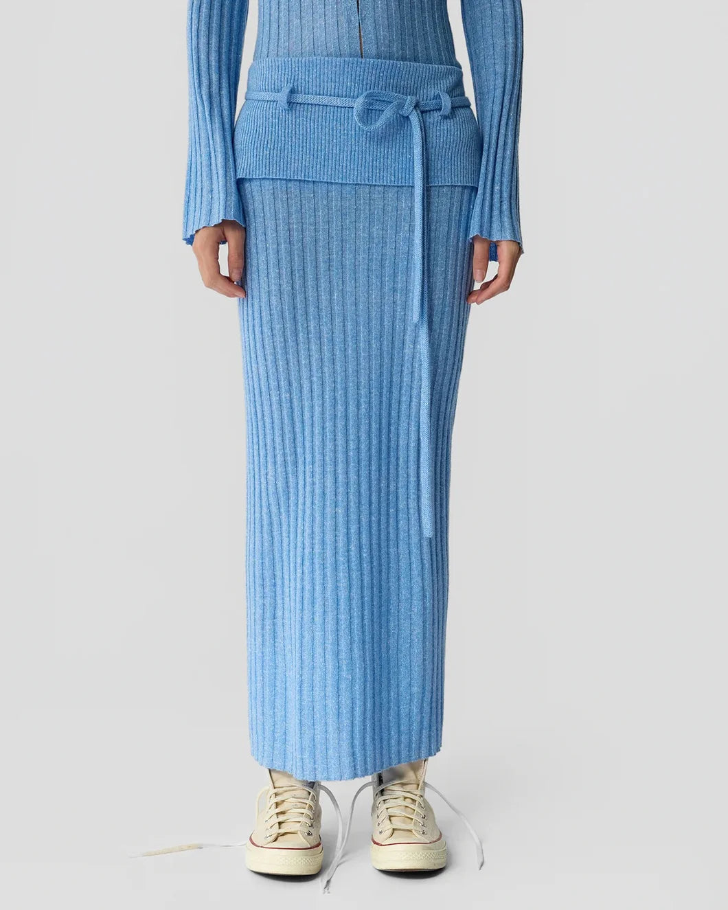 GUEST IN RESIDENCE lia skirt sail on figure front detail