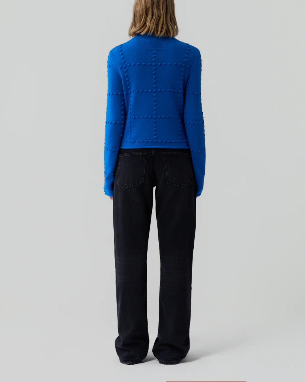 GUEST IN RESIDENCE popcorn top cashmere blend twilight on figure back