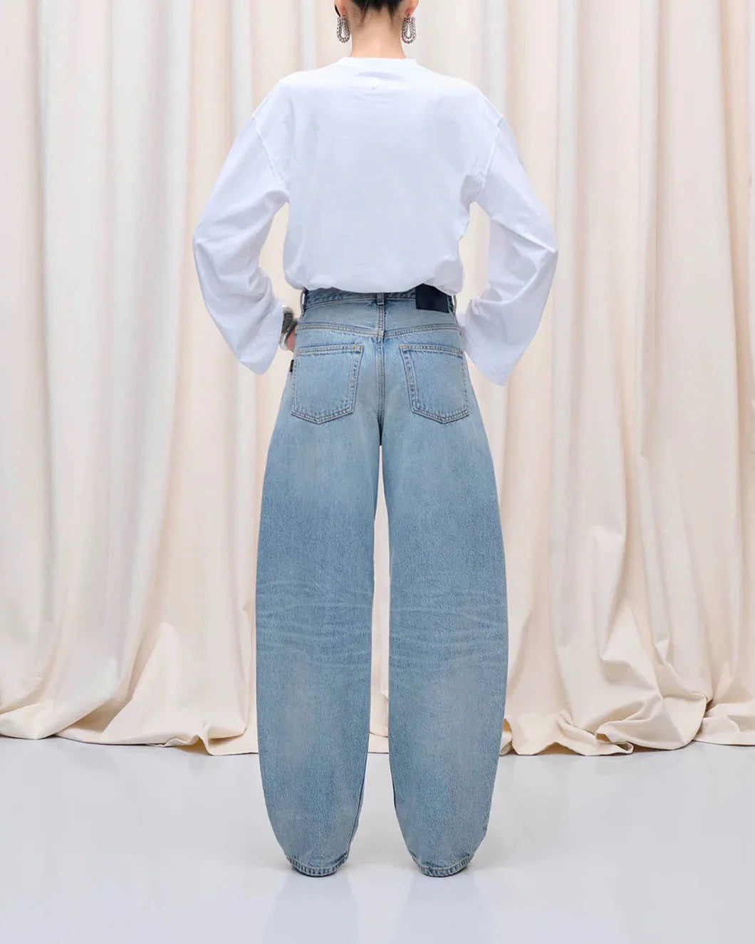 haikure bibi jean authentic wash back