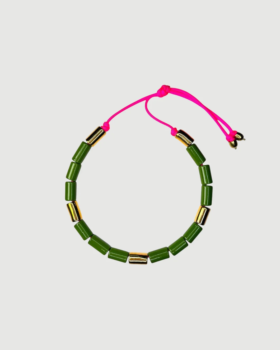 HER NEW TRIBE Cash & Karat Candy Bead Four Necklace isolated