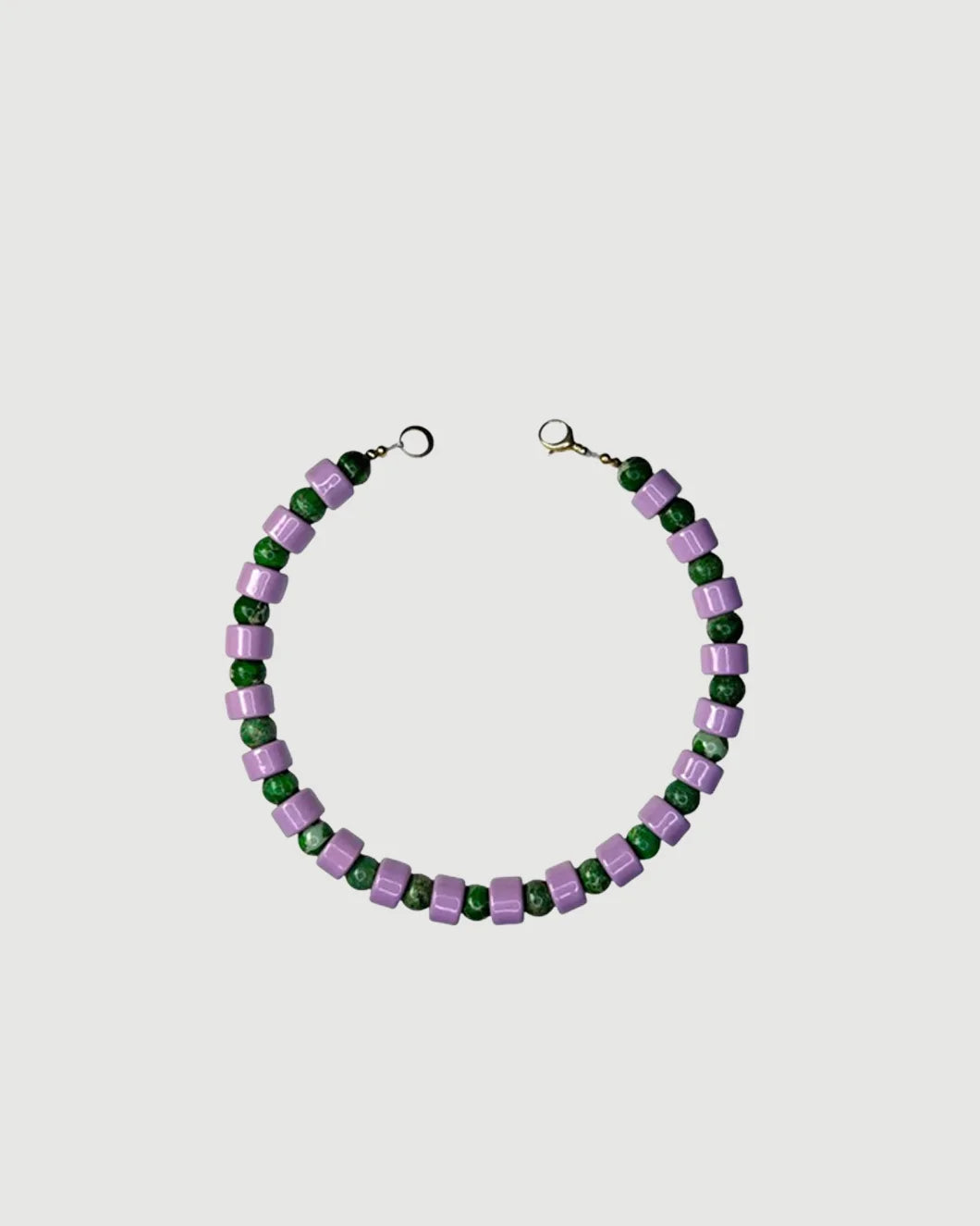 HER NEW TRIBE Prince & Sea Sediment Sundry Bead Two Necklace isolated