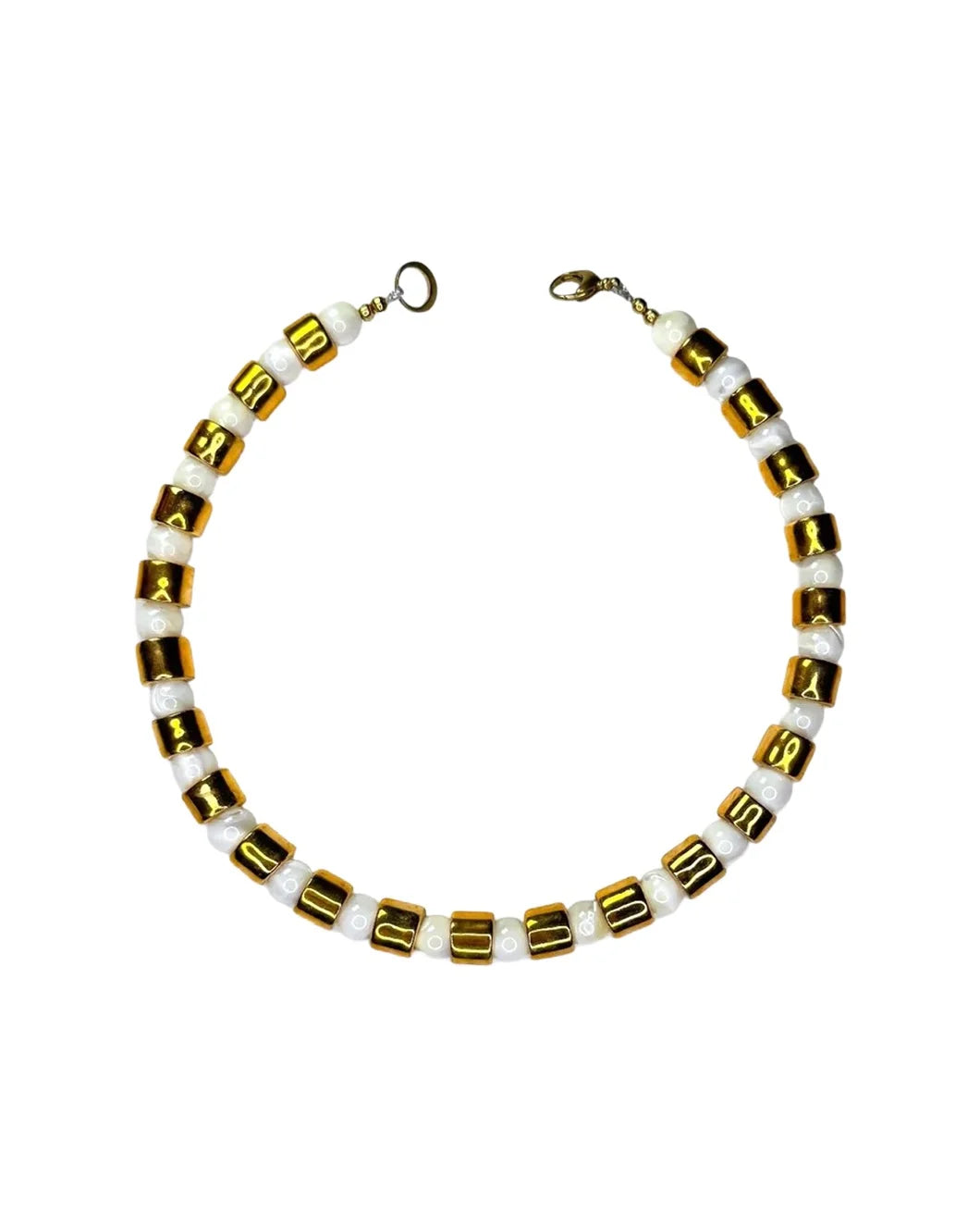 HER NEW TRIBE karat and mother of pearl front isolated