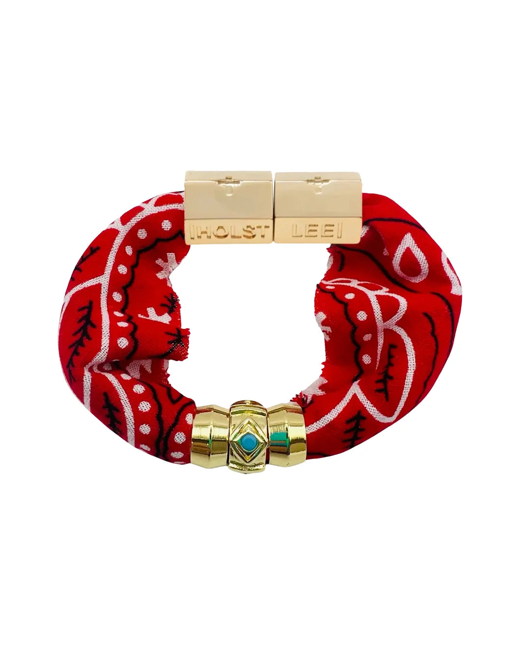 holst and lee bandana bracelet red isolated