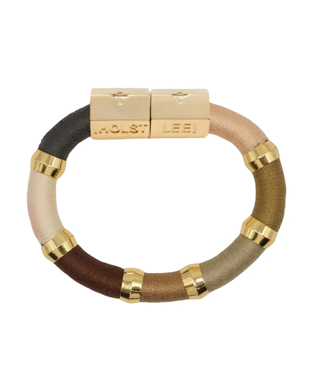 holst and lee colorblock bracelet nude isolated