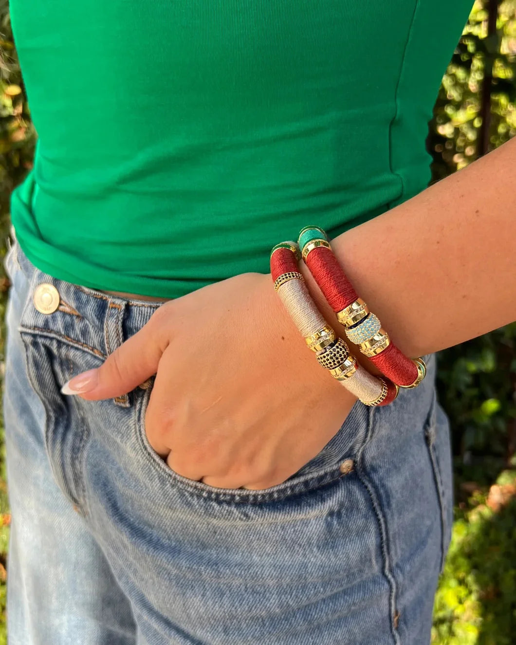 holst and lee luxe colorblock bracelet abu dhabi on figure