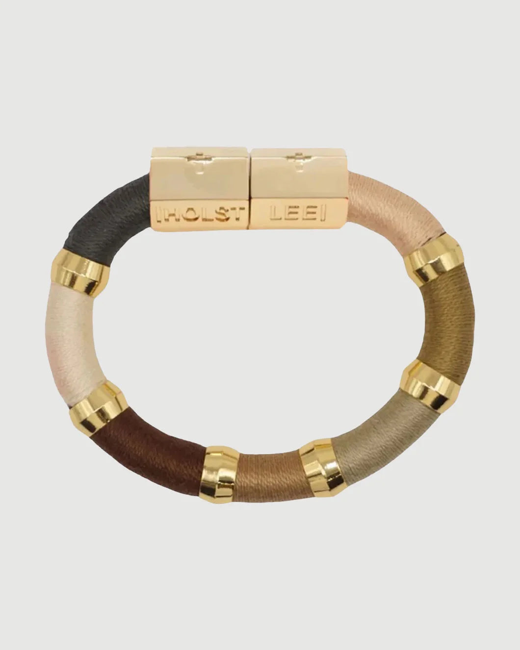 HOLST AND LEE color block bracelet nude isolated