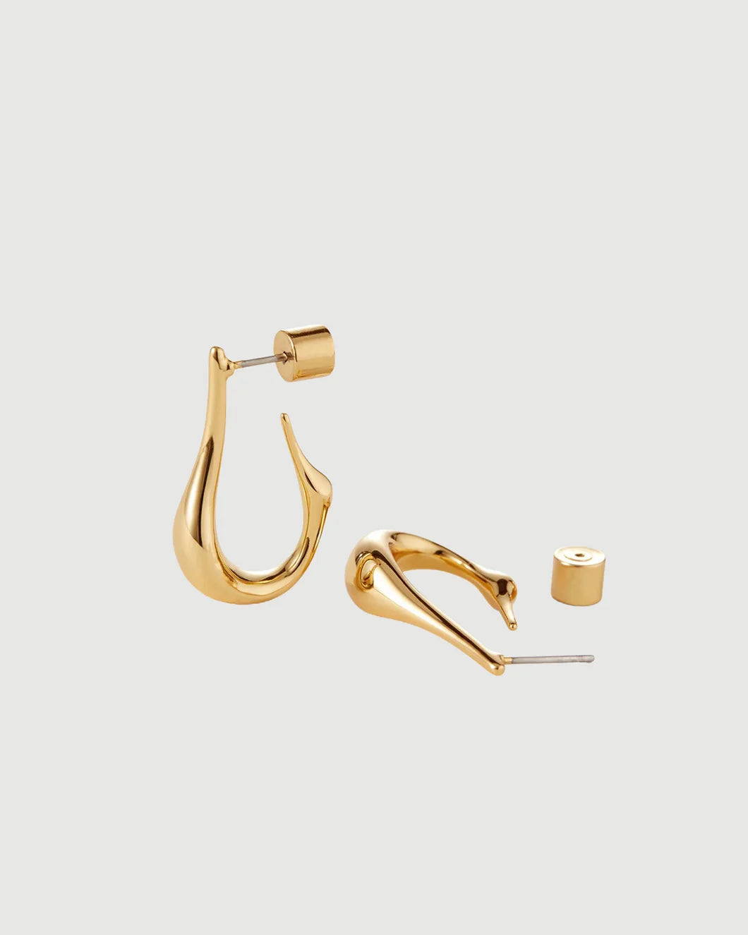 JENNY BIRD Colette hoops gold isolated