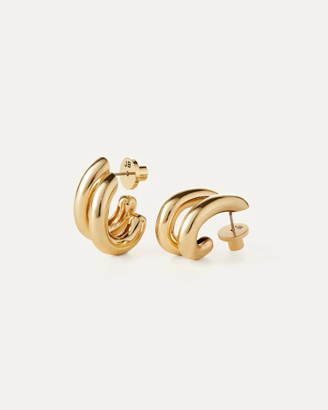 JENNY BIRD Florence earrings gold front