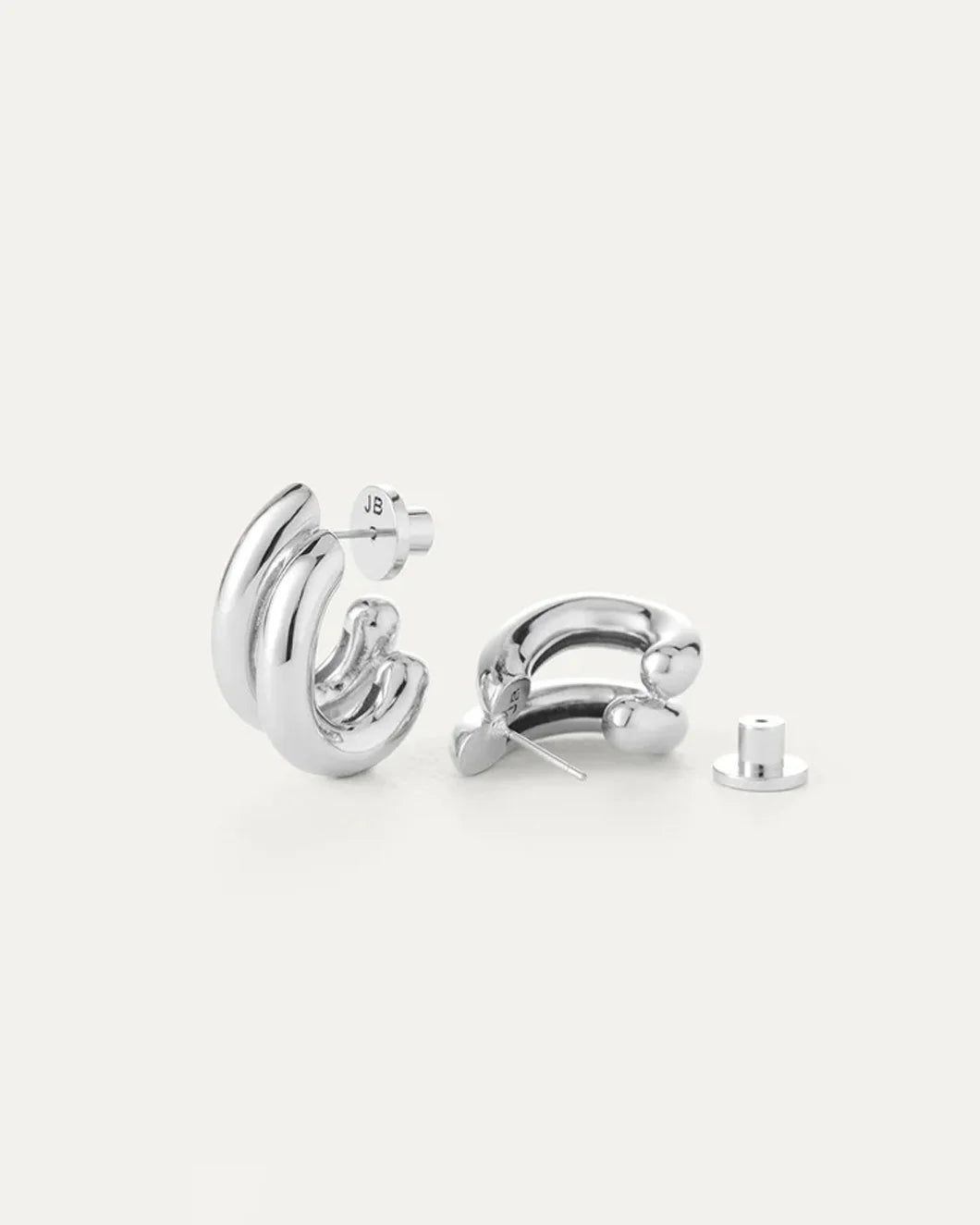 JENNY BIRD Florence earrings silver front
