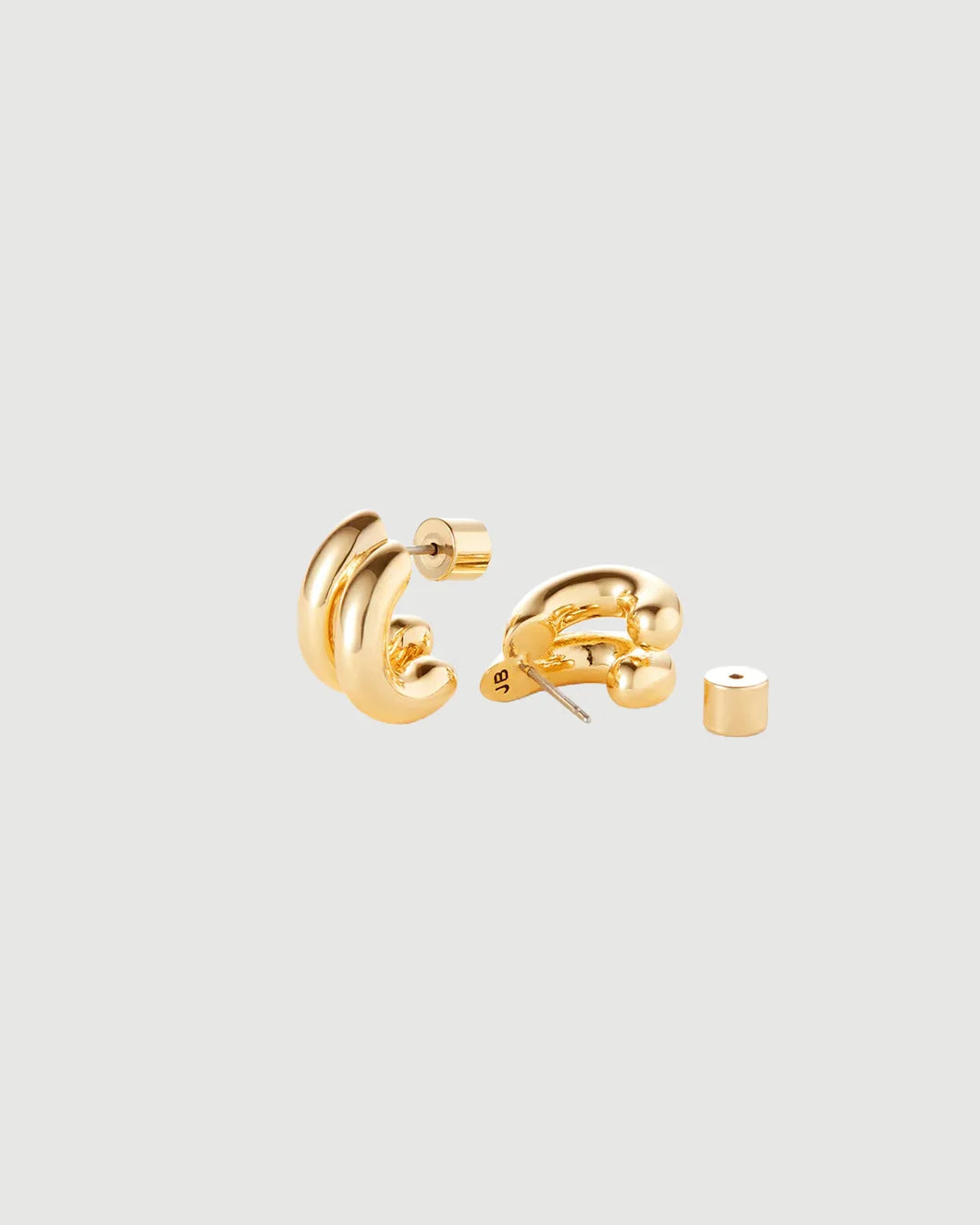 JENNY BIRD Mini Florence Earrings gold isolated
