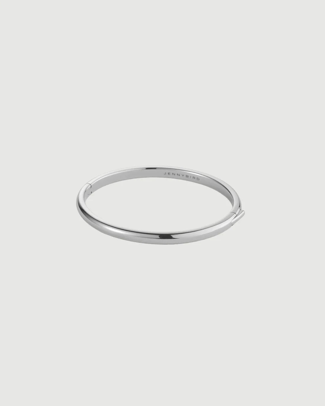 JENNY BIRD remi bangle silver front isolated