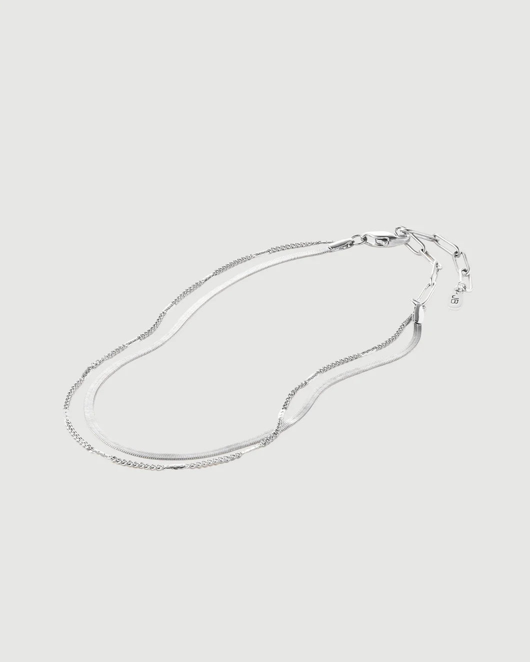 JENNY BIRD Surfside anklet silver isolated