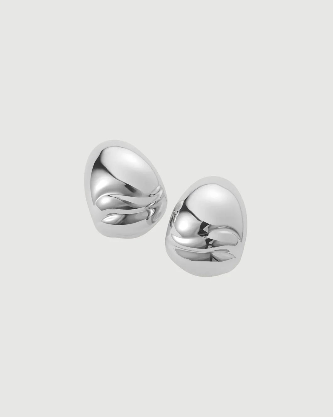 JENNY BIRD nelle hoop earings silver isolated