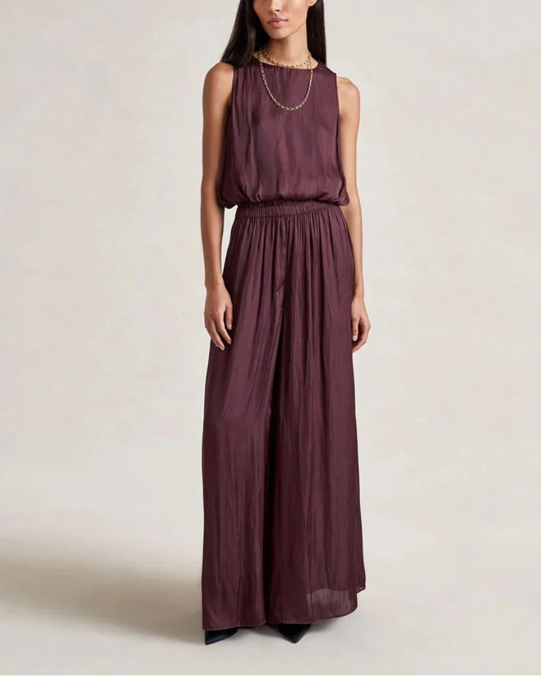 LA LIGNE Fleur Pant Port on figure front