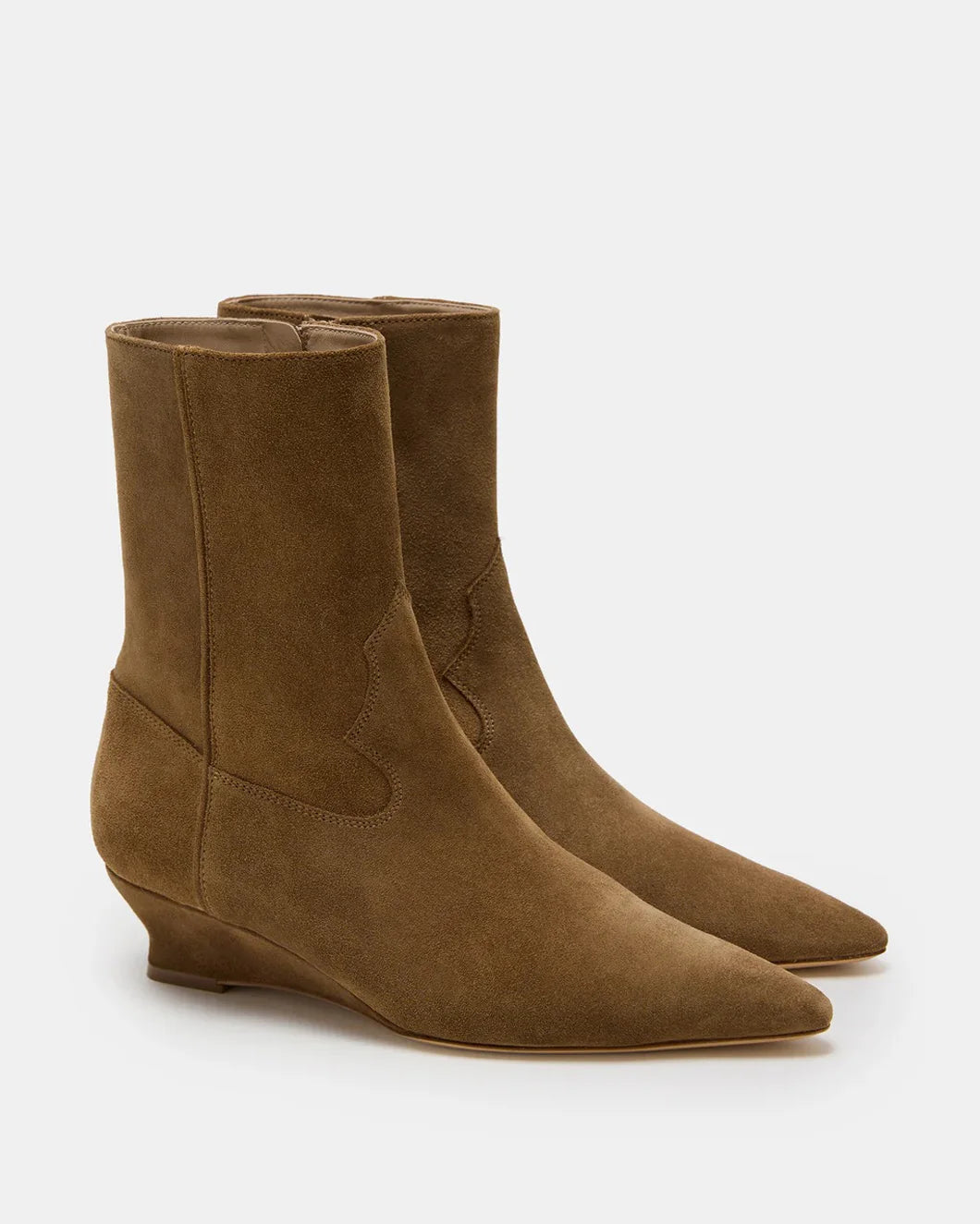 LE MONDE BERYL Camille boot taupe side