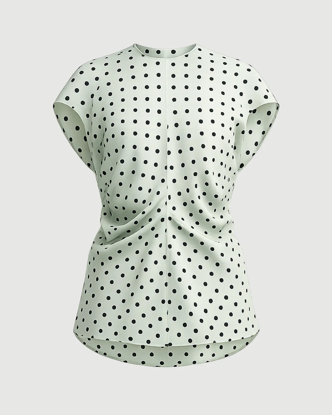 MARNI Polka Rhythm Crepe de Chine Blouse isolated