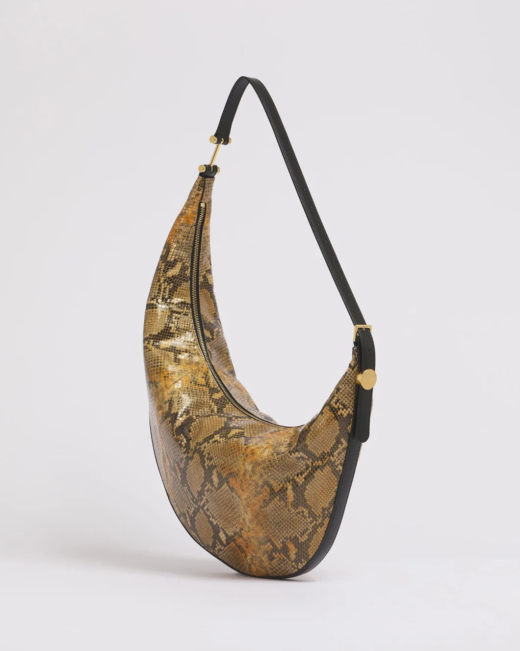 MARNI amber python dot small hobo bag side