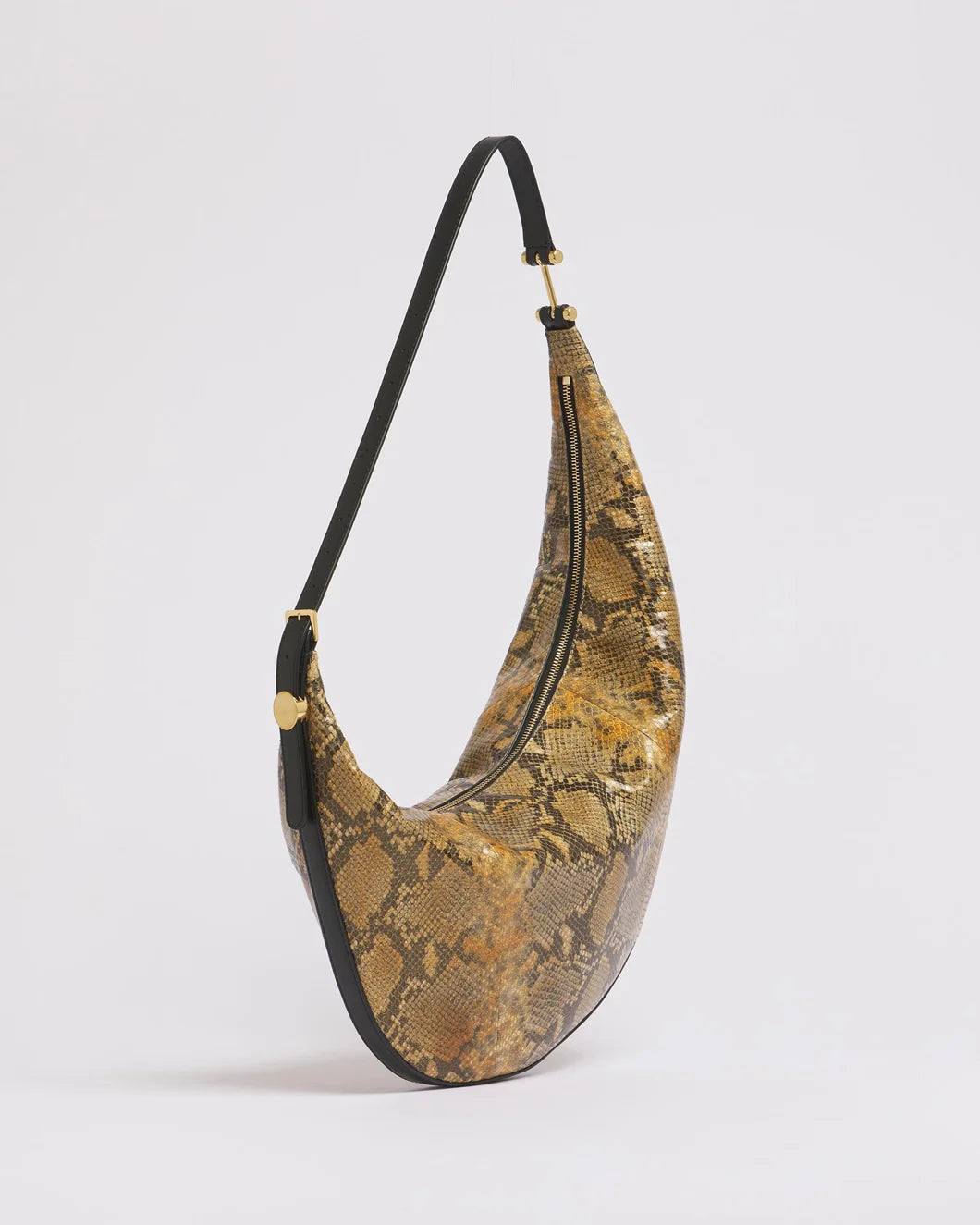 MARNI amber python dot small hobo bag side