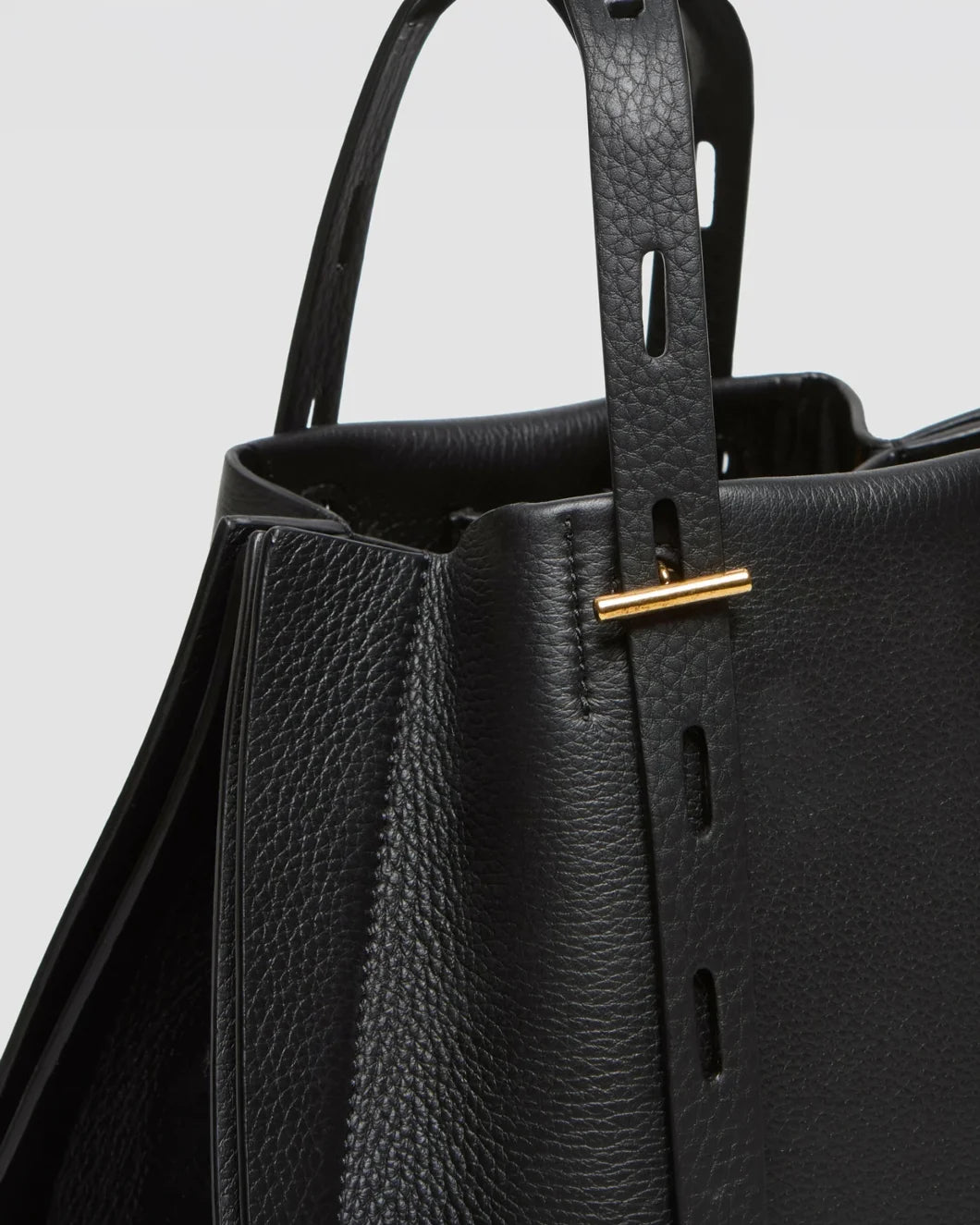 MINO BOSSI Paulina Bag Nero side detail
