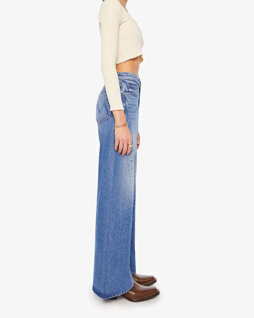 MOTHER rld the lemon twist sneak on figure side