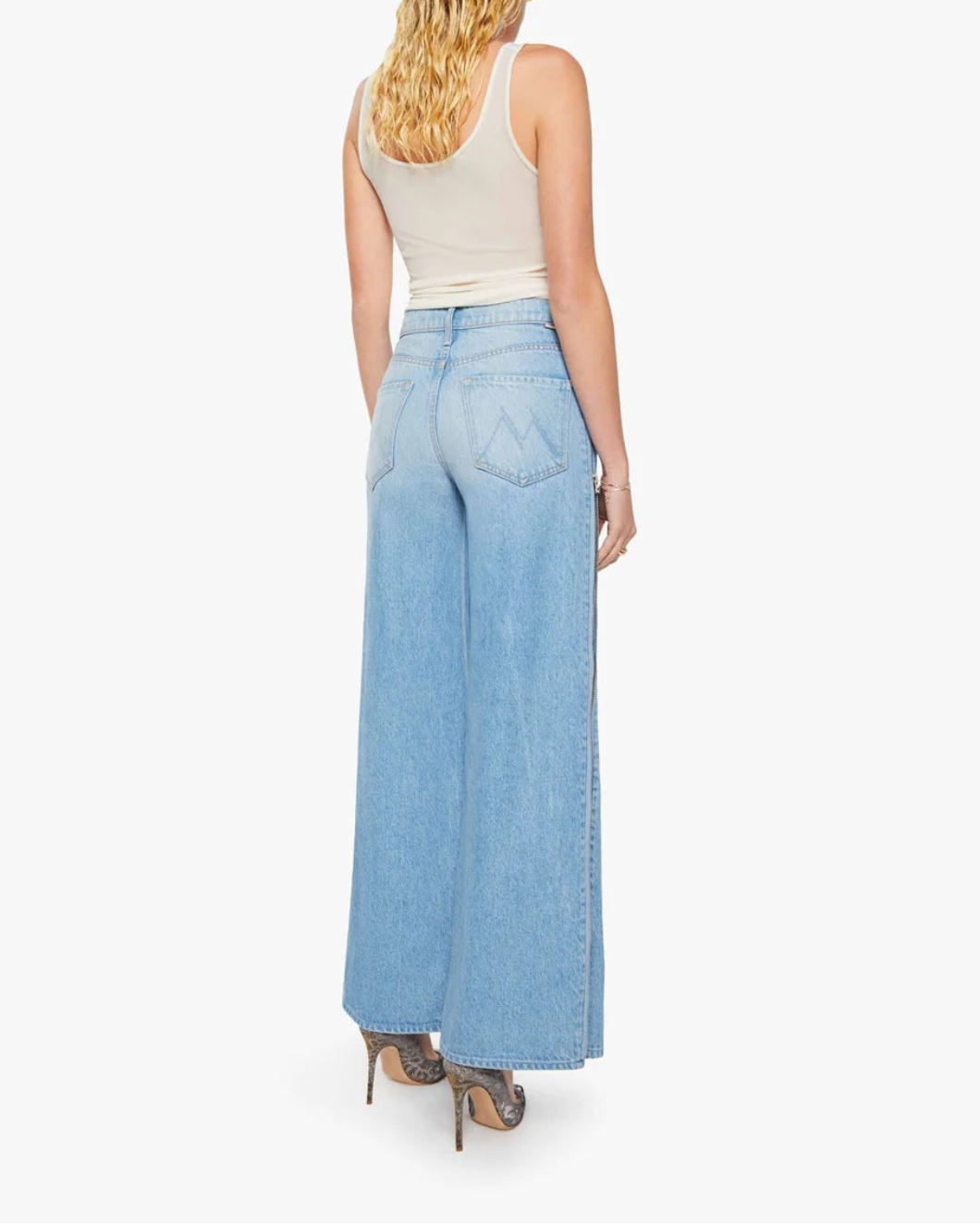 MOTHER side zip slung sugar cone sneak m on figure back