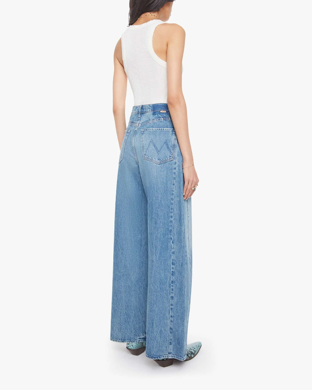 MOTHER DENIM the pipe dream button sneak