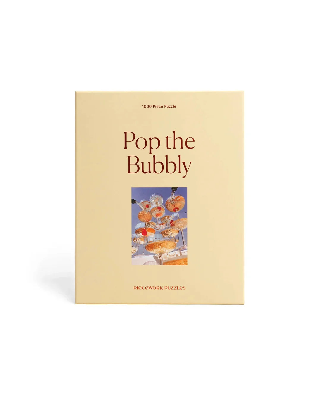 PIECEWORK PUZZLES pop the bubbly front isolated