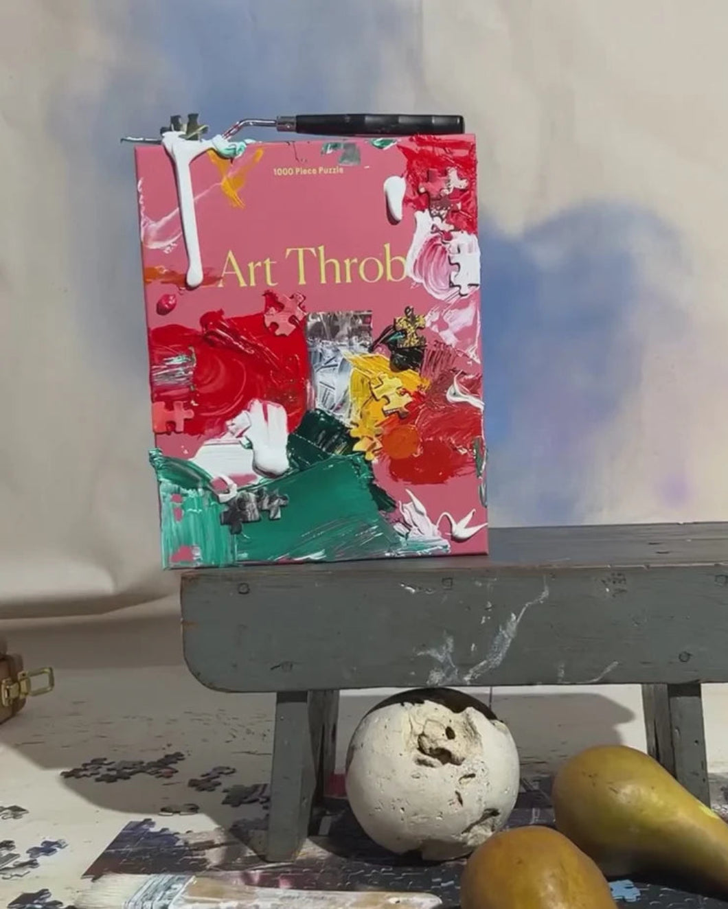 PIECEWORK PUZZLES art throb 1000 piece puzzle box