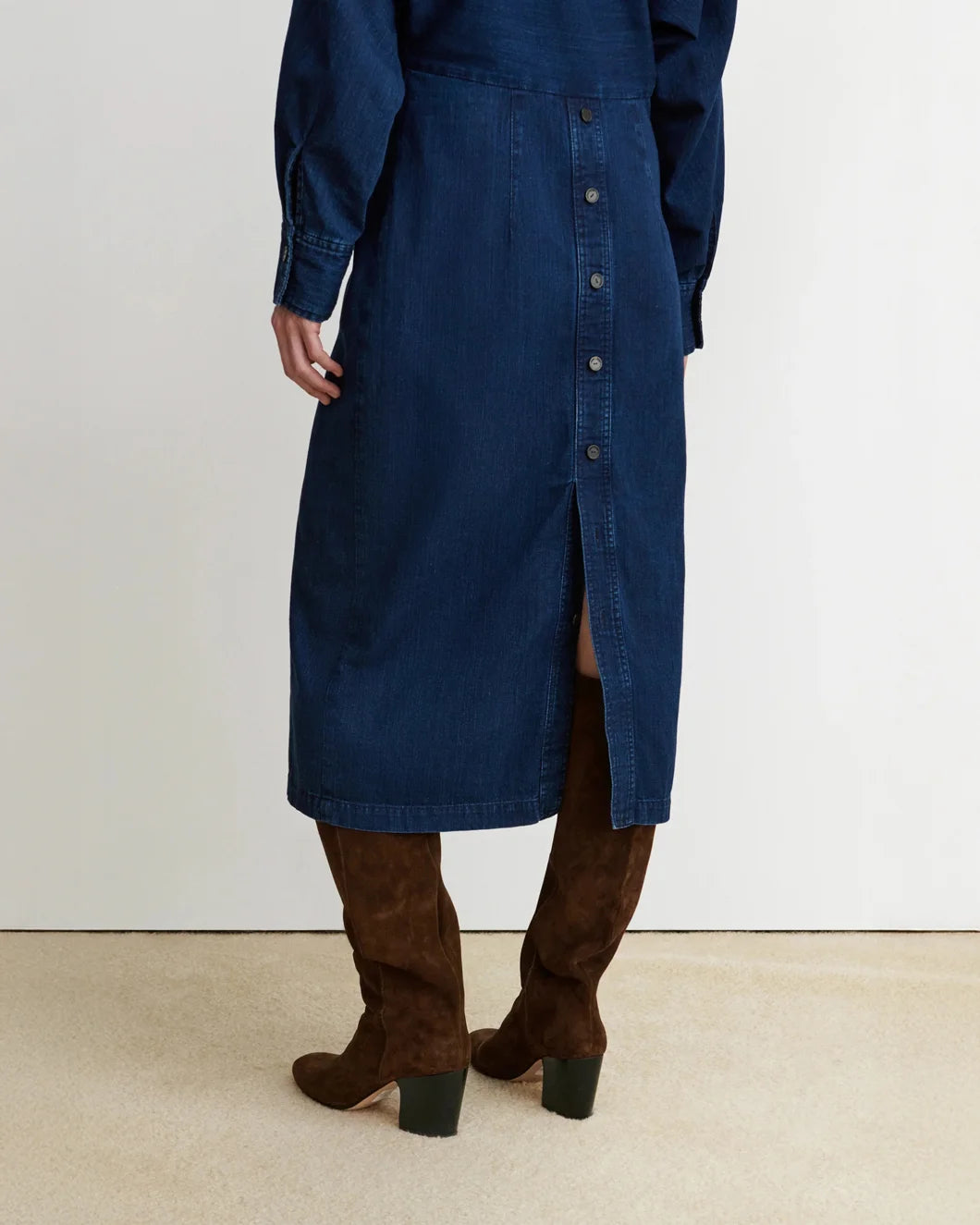 RACHEL COMEY Dare Dress ink wash on figure back bottom detail