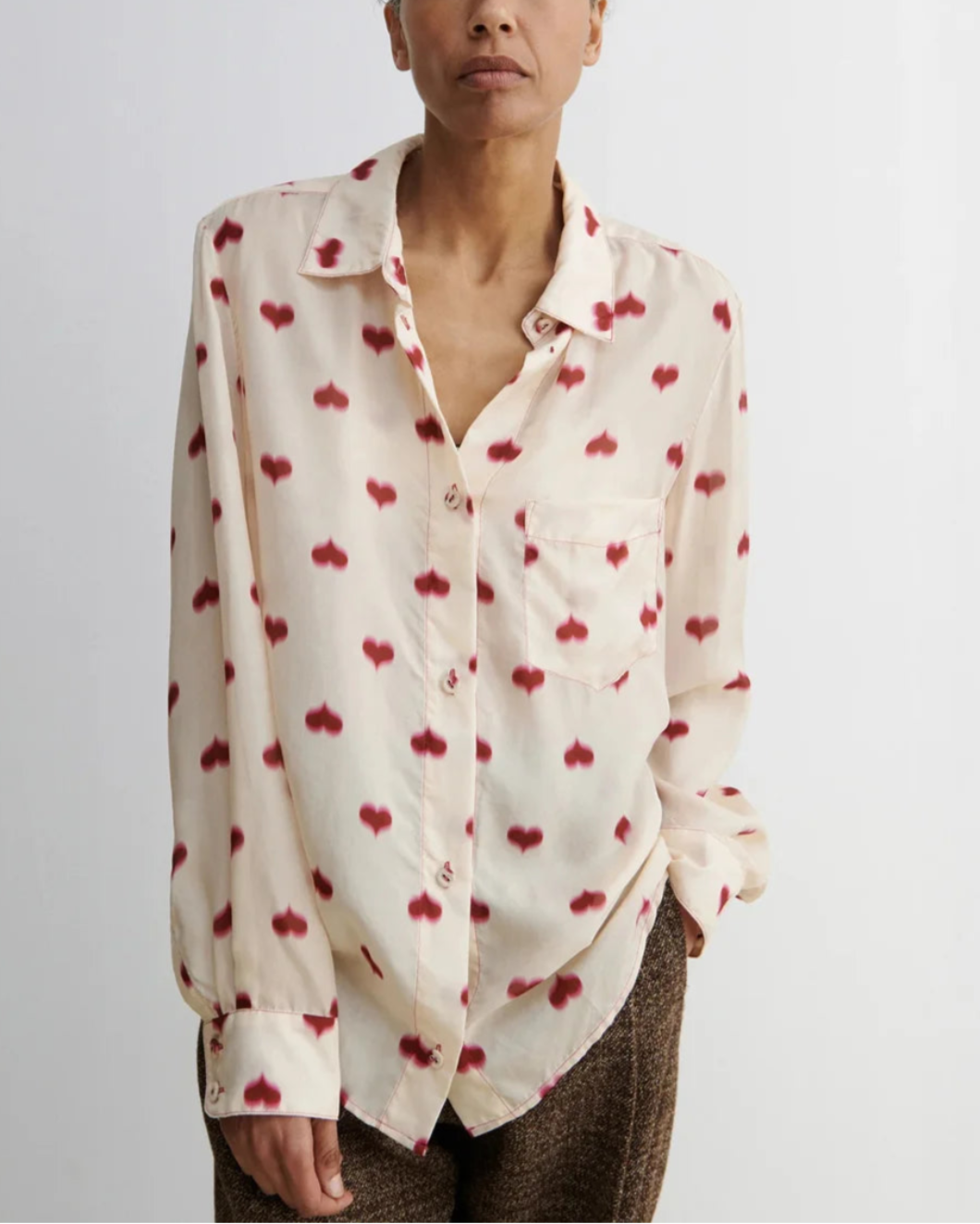 RACHEL COMEY Lilo Top blush on figure front