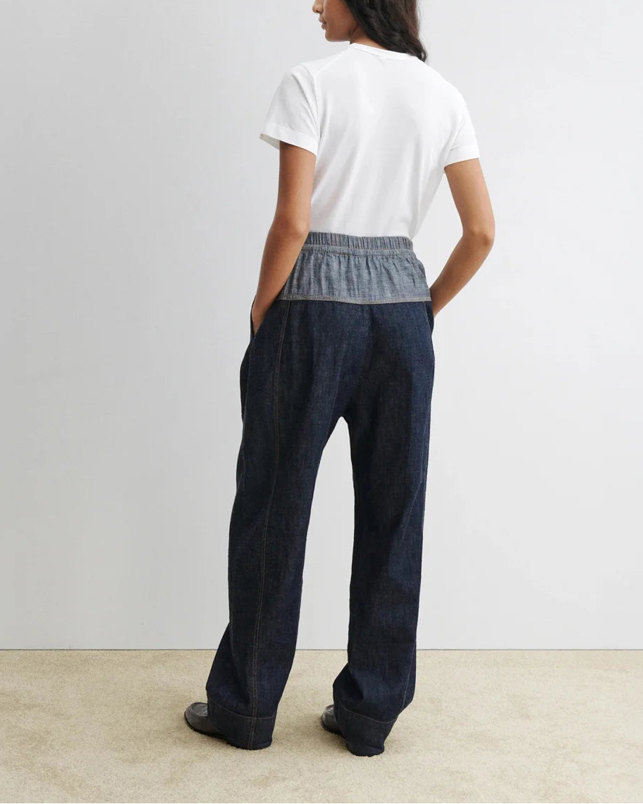 RACHEL COMEY ennu pant indigo on figure back