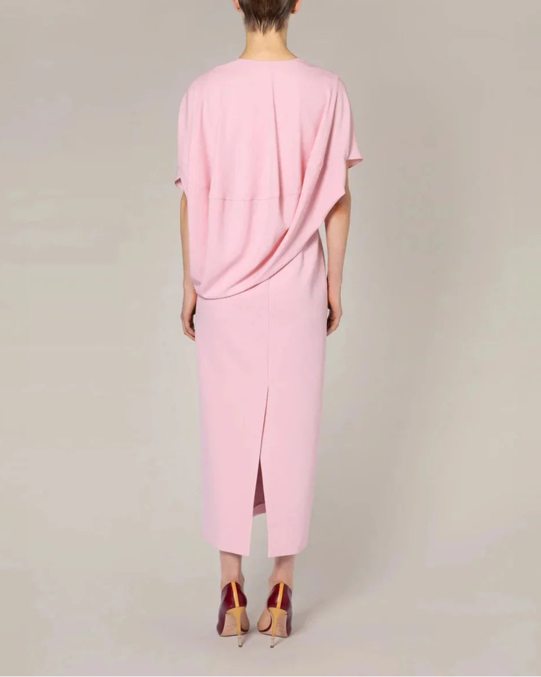 ROKSANDA desona dress pink on figure back
