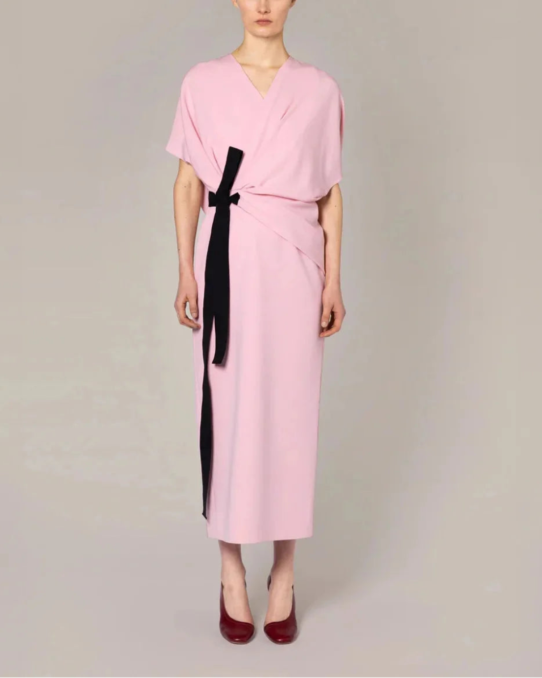 ROKSANDA desona dress pink on figure front