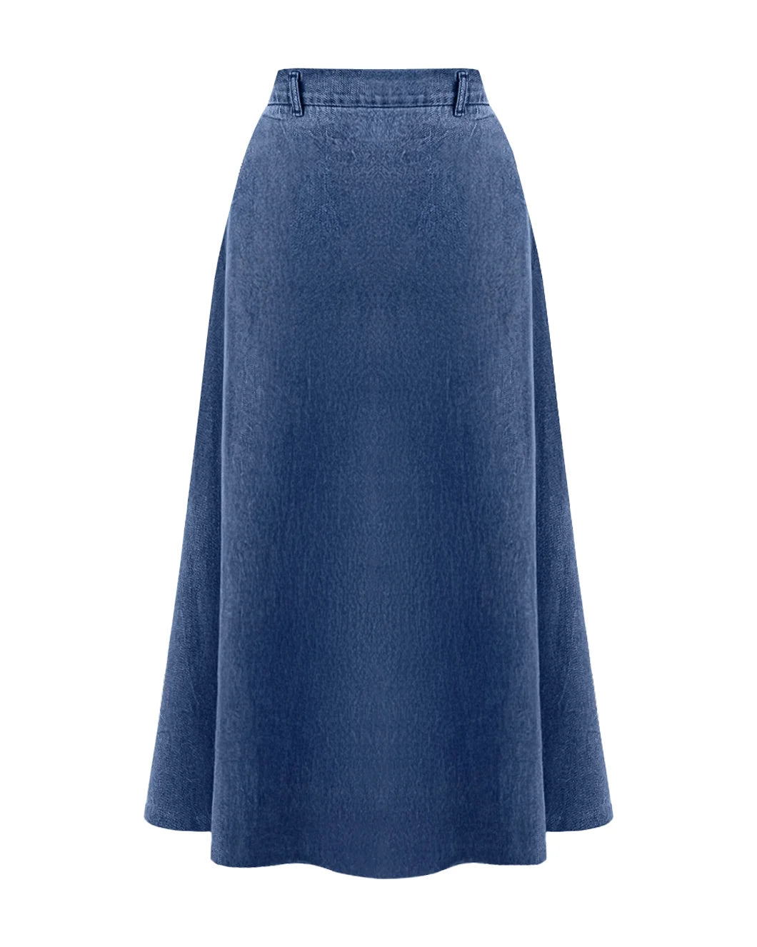 rohe a line denim midi skirt
