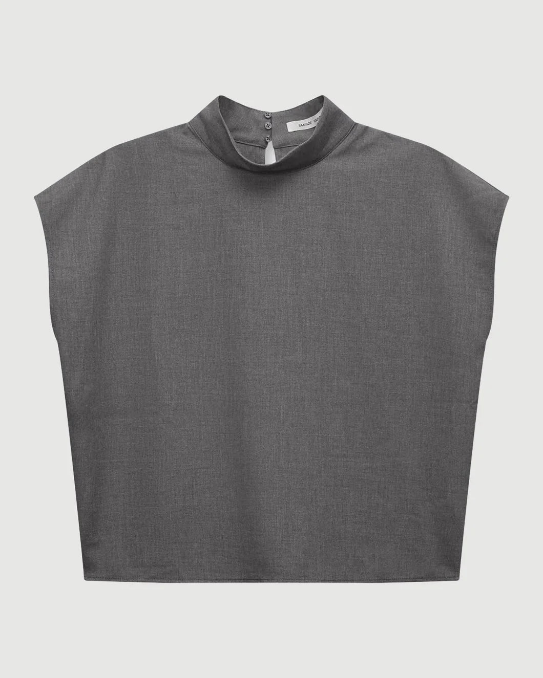 SAMSOE SAMSOE Sahoys Top grey mel isolated