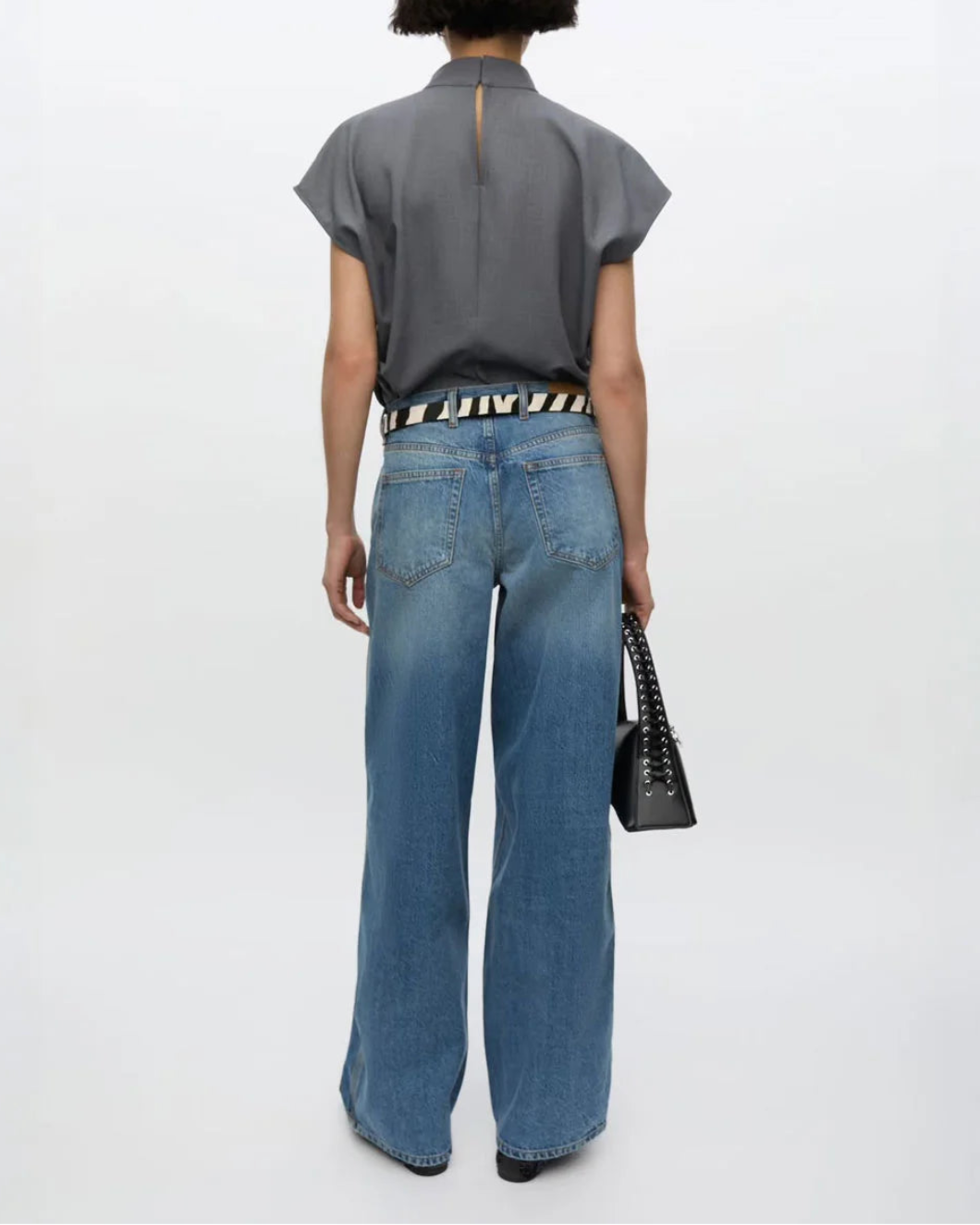 SAMSOE SAMSOE Sahoys Top grey mel on figure back