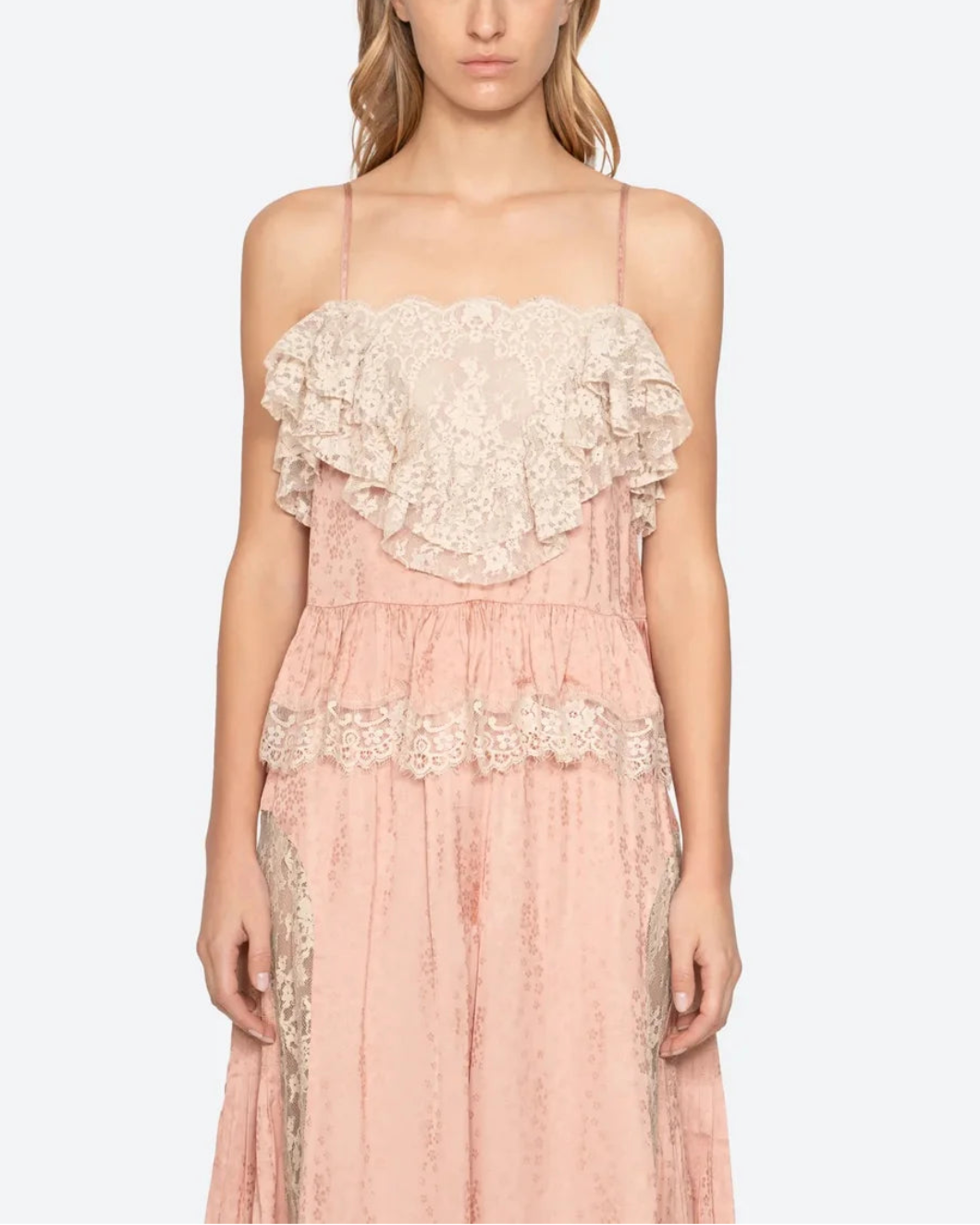 SEA NY ethel camisole pink on figure front