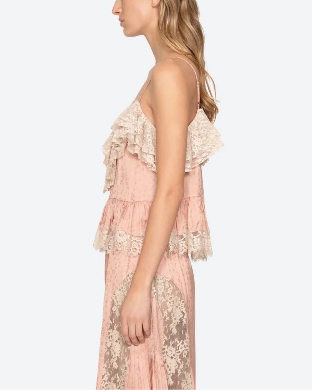 SEA NY ethel camisole pink on figure side