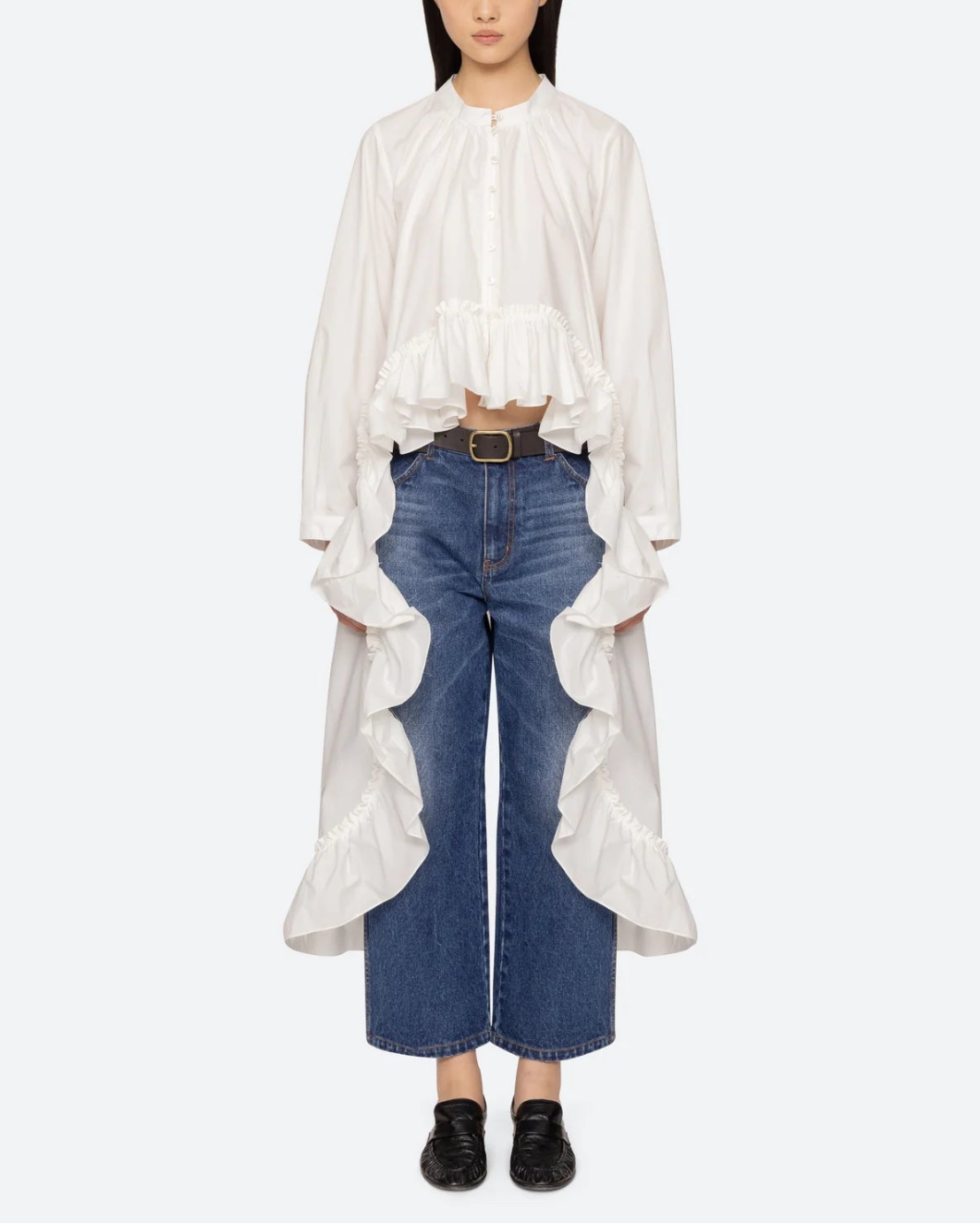 SEA NY solene top cream on figure front 1