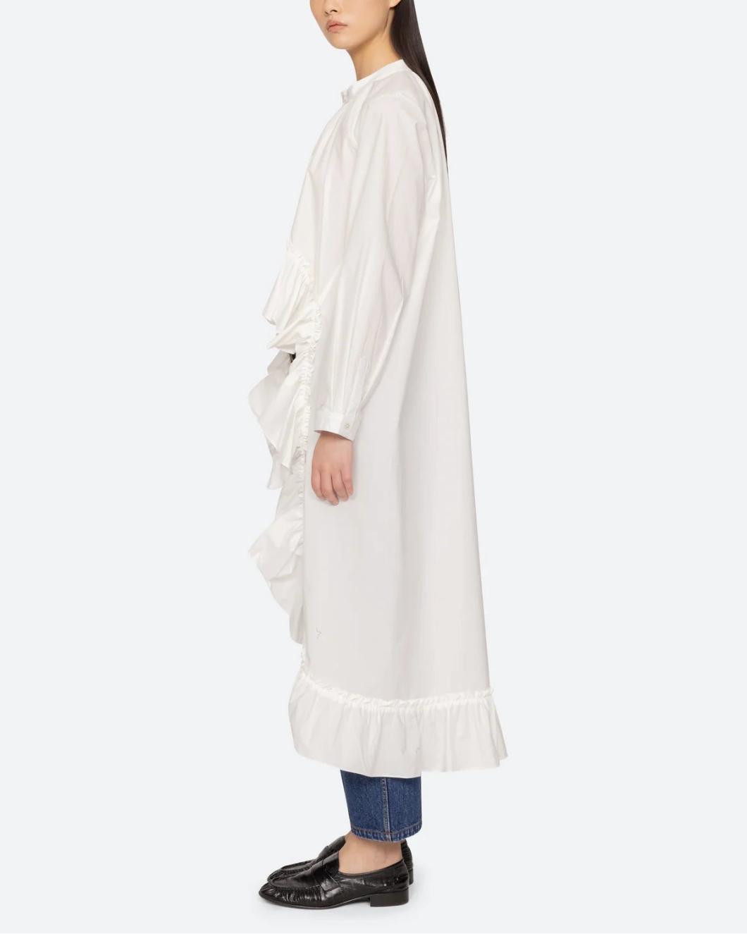 SEA NY solene top cream on figure side