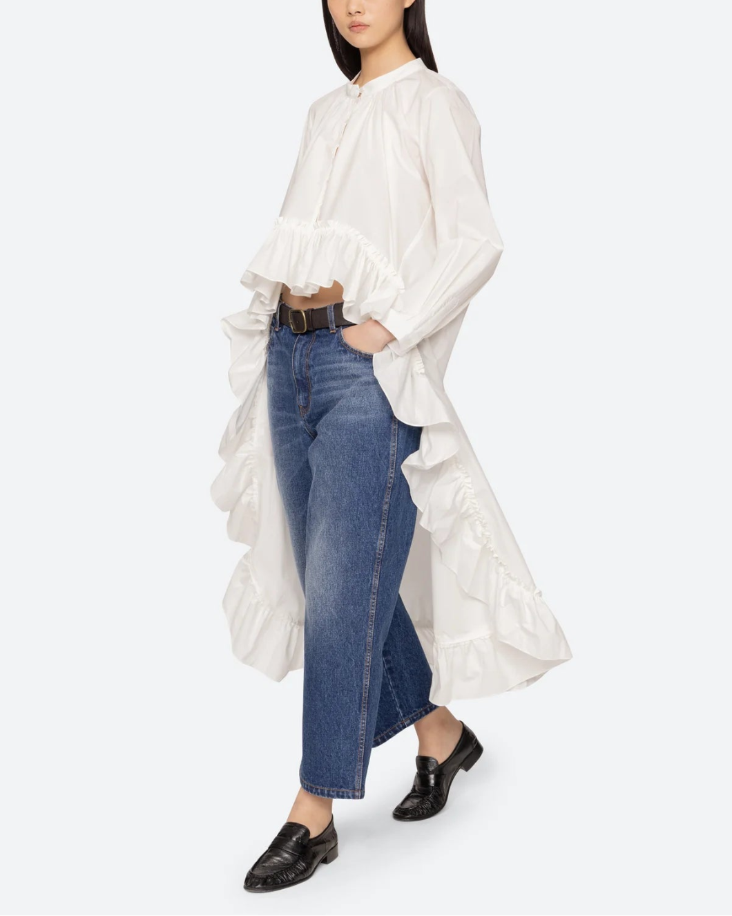 SEA NY solene top cream on figure side 1