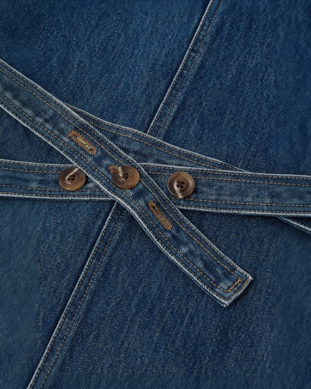 SOEUR Chance sleeveless Top blue front detail