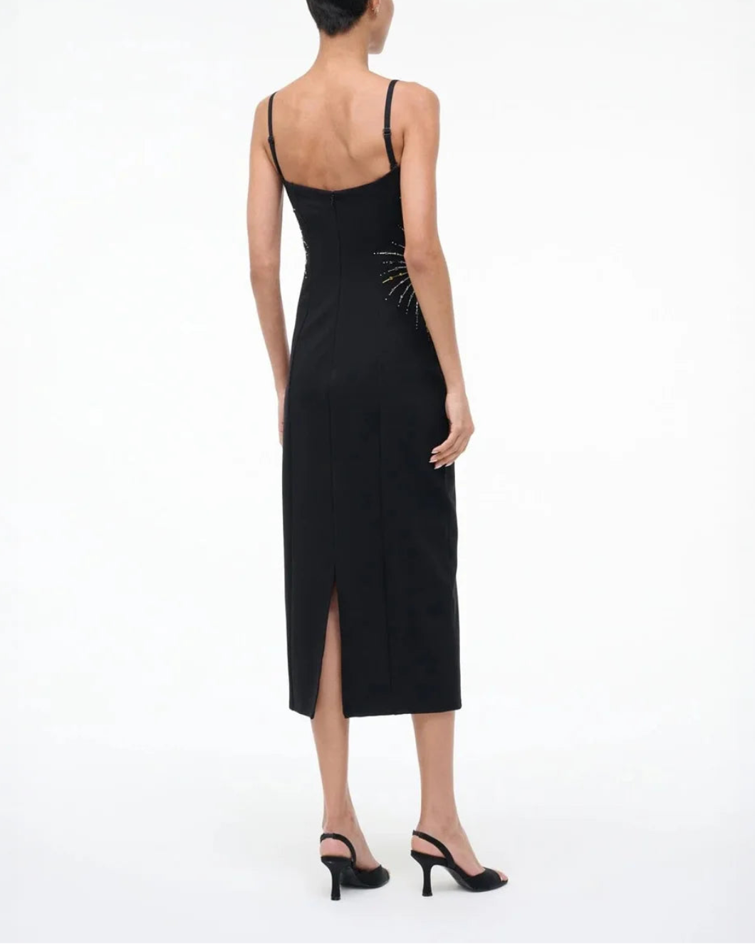 STAUD britney dress firework on figure back