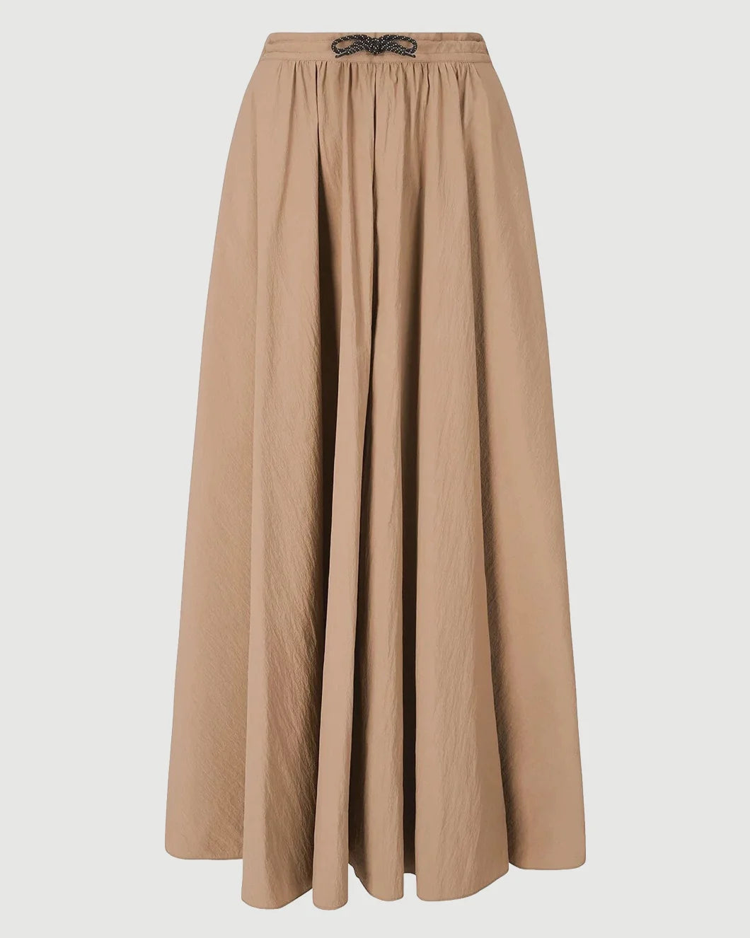 STAUD eden maxi skirt desert front isolated