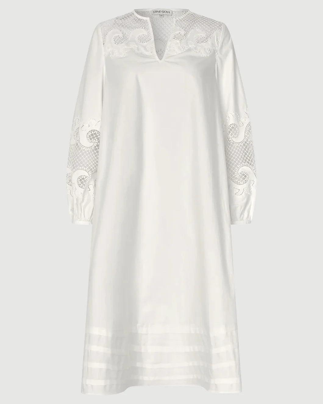 Stine Goya Broderie Long Tunic Dress | SHOWROOM Stine Goya Broderie Long Tunic Dress | SHOWROOM